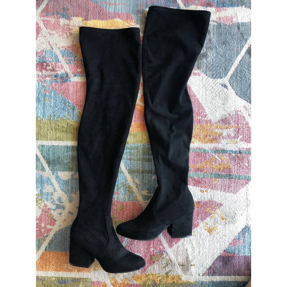 Steve Madden OTK stretchy suede boots